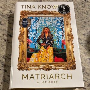 Tina Knowles Matriarch Hardcover Memoir - White & Gold Cover